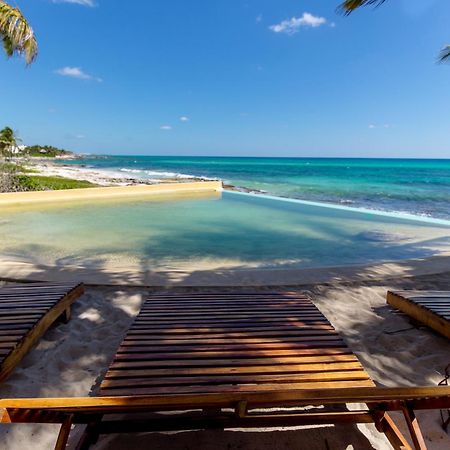 Angelina 28 Beachfront And Family Apartments - Modern And Relaxing Long Stays - 20 Min From Cancun Airport Puerto Morelos Zewnętrze zdjęcie